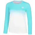 BIDI BADU Longsleeve Crew Gradiant blau S