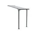 HOME DELUXE Vordach CUBIS - aus Aluminium (Komplettset), Überdachung für den Eingangsbereich, Haustür