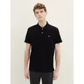 TOM TAILOR Poloshirt Poloshirts Piqué Poloshirt aus Baumwolle grau M (48)