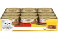 Purina Gourmet Gold Geflechte di Gusto Nassfutter für Katzen mit Huhn und Rind, 24 Dosen à 85 g