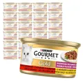 Purina Gourmet Gold Katzenfutter Doppelte Freude Rind und Huhn 24x85g