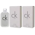 Calvin Klein CK One 2 x 100 ml Eau de Toilette EDT Set Damenduft & Herrenduft Sp