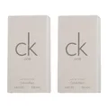 Calvin Klein CK One - EDT Eau de Toilette 100ml - 2x
