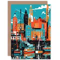 Liverpool Royal Albert Dock Uferpromenade Geburtstagskarte