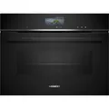 Siemens CS736G1B1 Einbau-Kompaktdampfbackofen, 60 x 45 cm, Schwarz, Edelstahl