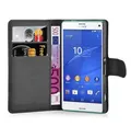 Cadorabo Handyhülle für Sony Xperia Z3 COMPACT Hülle Sony Xperia Z3 COMPACT, Hülle Schutzhülle mit Standfunktion, Kartenfach und Magnetverschluss