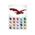 DRACHE_SCHWARZ - Bastelset Drache schwarz