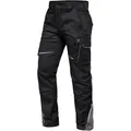 Leibwächter Flex-Line Stretch Arbeitshose schwarz-grau, Gr. 24, Handwerker Hose mit Bewegungsfreiheit, Arbeitsbekleidung atmungsaktiv, ohne Knietaschen, strapazierfähig