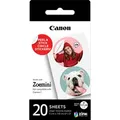 Canon Zink Fotopapier Rund (20 Bögen)