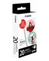 Canon Zink™ Fotopapier – Vorgefertigte Kreis-Fotoaufkleber (20 Blatt) – Drucken Sie Handy-Fotos für personalisierte Aufkleber
