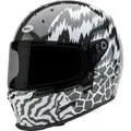 Bell Eliminator Carbon Deathspray, Integralhelm - Schwarz/Weiß - L