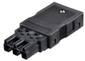 WAGO 770-113 - WINSTA MIDI, Stecker 3-pol, mit Zugentlastungsgehäuse