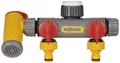 Hozelock 2250 0000 FLOWMAX 2-Wege-Verteiler 12 - 15mm (1/2") Ø mit Regulierventil