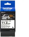 Brother HSe-231E Schwarz auf Weiß Roll 1,12 cm x 1.5 m 1 Kassetten Hängebox Schrumpfschlauch-Band für P-Touch PT-D800W PT-E300 PT-E300VP PT-E550WVP PT-P700 PT-P750W PT-P900W PT-P950NW (HSE231E)