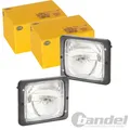2x HELLA HALOGEN SCHEINWERFER 12V 24V SCHEINWERFER SATZ | 1AA 004 109-021