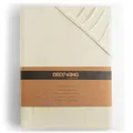 DecoKing Spannbettlaken 80x200 90x200 cm 100% gekämmte Baumwolle Beige Spannbetttücher Jersey Boxspringbett Amber 80 x 200 90 x 200