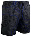 GUGGEN Mountain Badehose für Herren Schnelltrocknende Badeshorts Beachshorts Boardshorts Schwimmhose Männer Farbe Schwarz M