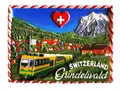 Grindelwald Schweiz Premium Magnet aus Poly Souvenir Suisse