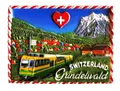 Grindelwald Schweiz Premium Magnet aus Poly Souvenir Suisse