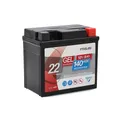 CARTEC Motorradbatterie YTX5L-BS, 5Ah, 140A, Gel Technologie Motorrad-Starter-Batterie, Erstausrüsterqualität, zyklenfest, lagerfähig, wartungsfrei, schwarz