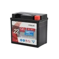 Cartec Gel Motorradbatterie YTX5L-BS 5Ah 140A  Motorradbatterie