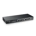 Zyxel GS1915-8, 8-Port GbE Smart hybrid Mode Switch, standalone or NebulaFlex Cloud, Desktop, fanless
