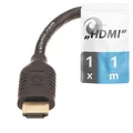 HDMI Kabel 1m Ethernet UHD High Speed 4k 3D HD PS4 UHD ARC Switch TV PC 100cm