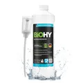 BiOHY Intensivreiniger (1L) + Dosierer | Bodenreiniger Konzentrat für starke Verschmutzungen | Reinigungsmittel für Reinigungsautomaten & Saugwischer | Schaumarm für Fliesen & Hartböden