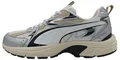Puma MILENIO TECH Unisex-Sneaker, Warmweiß, Weiß/Silber, 4.5 UK