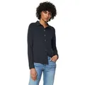 Marc O'Polo Blusenshirt im hüftlangen Schnitt blau S (36)