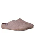 Toni Pons Damen-Hausschuh aus recyceltem Filz – MONA-FR – Taupe, 36 EU