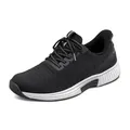 Orthofeet Damen Orthopädischer Kita Hands-Free Slip-in Sneaker – Schwarz, Größe 39