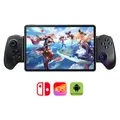 abxylute S8 Bluetooth Mobile Controller für iPhone15/16/17, iPad, Android-Handys, Tablets, Switch 1 & 2 – Drahtloses Gamepad mit Hall-Sensor Joystick, Hall-Sensor Trigger, Schwarz (black)