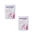 Kattovit Diabetes Gewicht | Doppelpack | 2 x 400 g | Trockenfutter für Katzen | Zur Unterstützung der Verringerung von Übergewicht