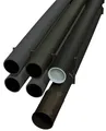 Fränkische Rohrwerke 19040110 KabuflexS1106m-St sw Wellrohr Schwarz 6m