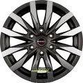 4x Borbet CW6 mistral anthracite glossy polished 7.5x18 ET45 - LK6/114.3 ML66.1