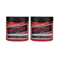 Manic Panic Electric Tiger Lily Classic Creme, vegan, tierversuchsfrei, orangefarbene semipermanente Haarfarbe, 2 x 118 ml
