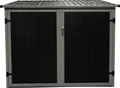 WESTMANN Aufbewahrungsbox Fahrradgarage, mit integrierten Fahrradständern, aus pulverbeschichtetem Stahl