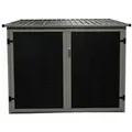Fahrradgarage, Anthrazit, Metall, 203x158x200 cm, Freizeit, Sport & Fitness, Fahrräder, Fahrradzubehör
