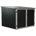 Westmann Metall Fahrradgarage, Gartenbox, Aufbewahrungsbox,anthrazit,203 x 200 x 158 cm (B x L x H)