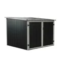 Westmann Metall Fahrradgarage, Gartenbox, Aufbewahrungsbox, anthrazit, 203 x 200 x 158 cm (B x L x H)