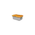 CEMO Streugutbehälter Plus3 100 Liter ohne Entnahme grau/orange