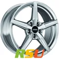 Ronal R69 platinum silber 7.5x17" ET44 LK5 108 ML 65.06 Alufelgen 17 Zoll