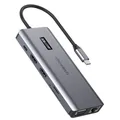 Choetech 12-in-1 USB-C HUB: HDMI, VGA, Kartenleser, AUX, Grau