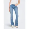 ONLY Bootcut-Jeans ONLBLUSH MID FLARED DNM TAI198 NOOS blau L (40)