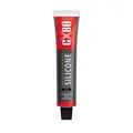 CX80 Hochtemperatur Silikondichtung 80ml Tube Dichtmasse bis +380°C -SCHWARZ