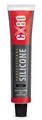5907640600612 SILIKON PROFESSIONAL CZARNY WYSOKOTEMPERATUROWY 80ML TUBA CX-80