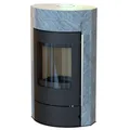 THERMIA Kaminofen "Ignis", grau, Naturstein, 8 kW