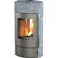 Thermia Kaminofen Ignis Mass Naturstein grau 8 kW - Grau