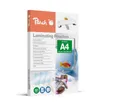 Peach Laminierfolien A4 - 80 mic - 100 pouches - glänzend - Premiumqualität für